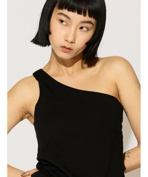 MIDIUMISOLID / ミディウミソリッド カットソー | MIDIUMISOLID for Ladies ワンショルダーインナー | 詳細9