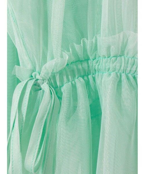 MIDIUMISOLID / ミディウミソリッド シャツ・ブラウス | MIDIUMISOLID for Ladies チュールギャザーブラウス | 詳細2