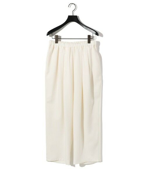 MIDIUMISOLID / ミディウミソリッド その他パンツ | MIDIUMISOLID for Ladies タックワイドイージーパンツ(アイボリー(color12))