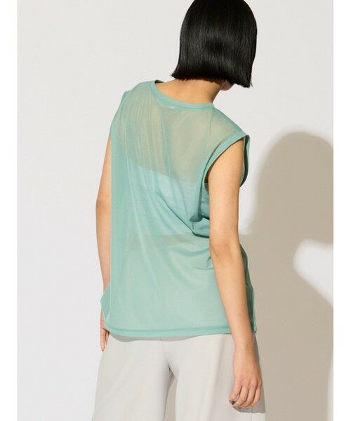 MIDIUMISOLID / ミディウミソリッド カットソー | MIDIUMISOLID for Ladies シアーノースリーブ プルオーバー | 詳細5