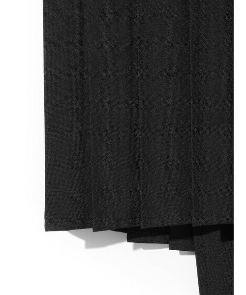 MIDIUMISOLID / ミディウミソリッド ミニ・ひざ丈スカート | MIDIUMISOLID for Ladies プリーツアシンメトリーラップ スカート | 詳細1