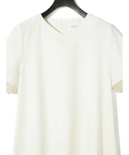 MIDIUMISOLID / ミディウミソリッド ロング・マキシ丈ワンピース | MIDIUMISOLID for Ladies ベルト付きシアーコンビワンピース | 詳細12