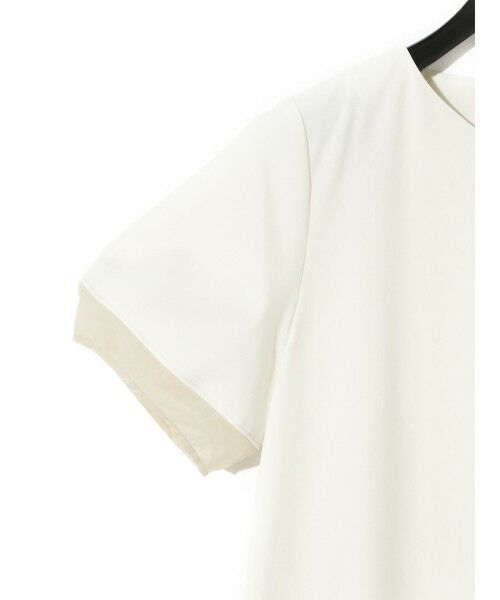 MIDIUMISOLID / ミディウミソリッド ロング・マキシ丈ワンピース | MIDIUMISOLID for Ladies ベルト付きシアーコンビワンピース | 詳細13