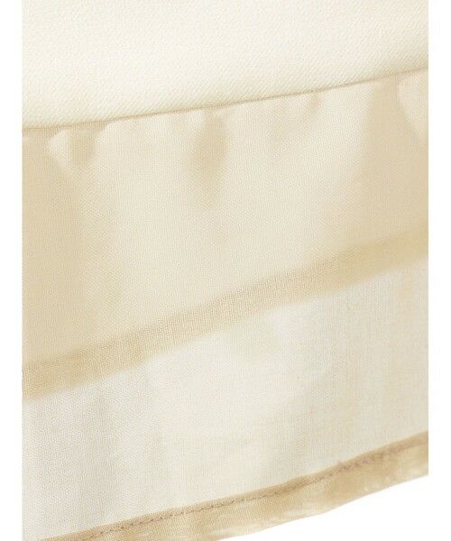 MIDIUMISOLID / ミディウミソリッド ロング・マキシ丈ワンピース | MIDIUMISOLID for Ladies ベルト付きシアーコンビワンピース | 詳細18