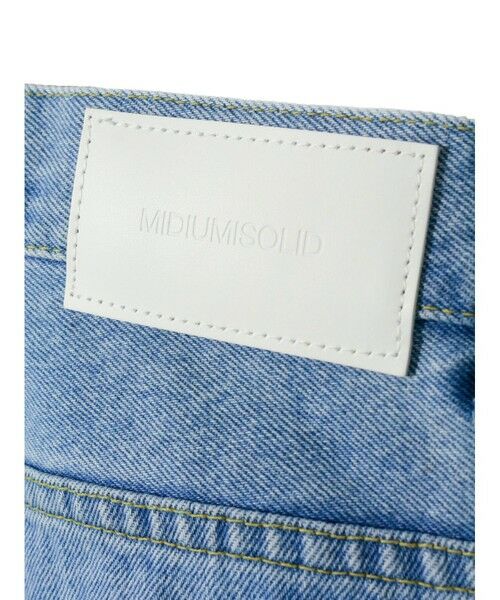 MIDIUMISOLID / ミディウミソリッド その他パンツ | MIDIUMISOLID for Ladies ハイウエストワイドデニム | 詳細14