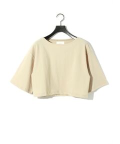 MIDIUMISOLID / ミディウミソリッド カットソー | MIDIUMISOLID for Ladies リブショートプルオーバー