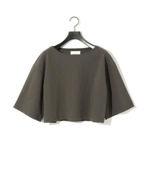 MIDIUMISOLID / ミディウミソリッド カットソー | MIDIUMISOLID for Ladies リブショートプルオーバー | 詳細2