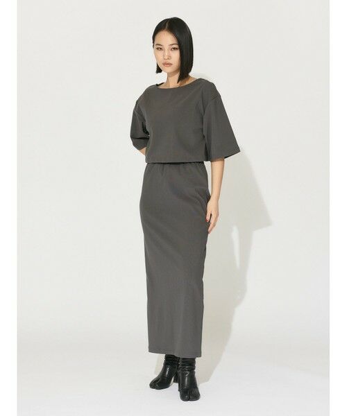 MIDIUMISOLID / ミディウミソリッド カットソー | MIDIUMISOLID for Ladies リブショートプルオーバー | 詳細10