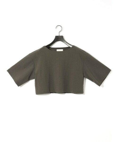 MIDIUMISOLID / ミディウミソリッド カットソー | MIDIUMISOLID for Ladies リブショートプルオーバー | 詳細13