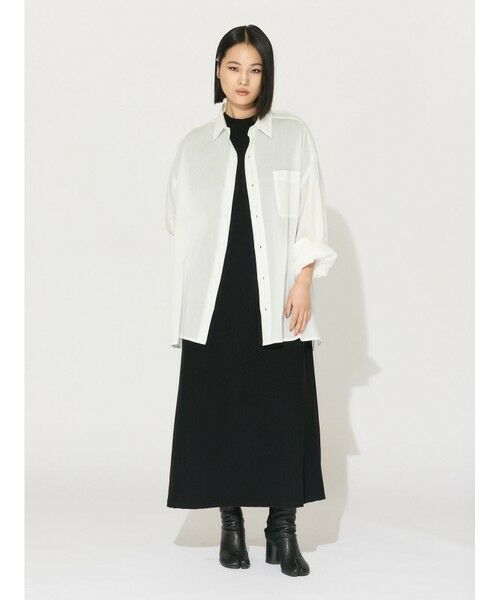 MIDIUMISOLID / ミディウミソリッド ロング・マキシ丈ワンピース | MIDIUMISOLID for Ladies タイトフィットワンピース | 詳細11