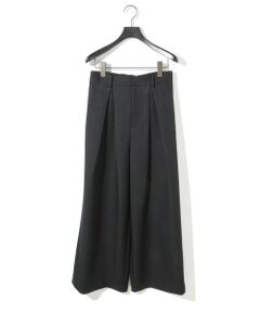 MIDIUMISOLID / ミディウミソリッド その他パンツ | MIDIUMISOLID for Ladies ハイウエストタックストレートパンツ