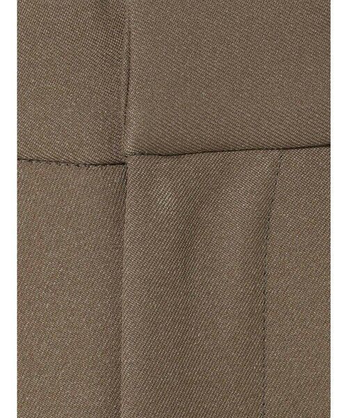 MIDIUMISOLID / ミディウミソリッド その他パンツ | MIDIUMISOLID for Ladies ハイウエストタックストレートパンツ | 詳細1