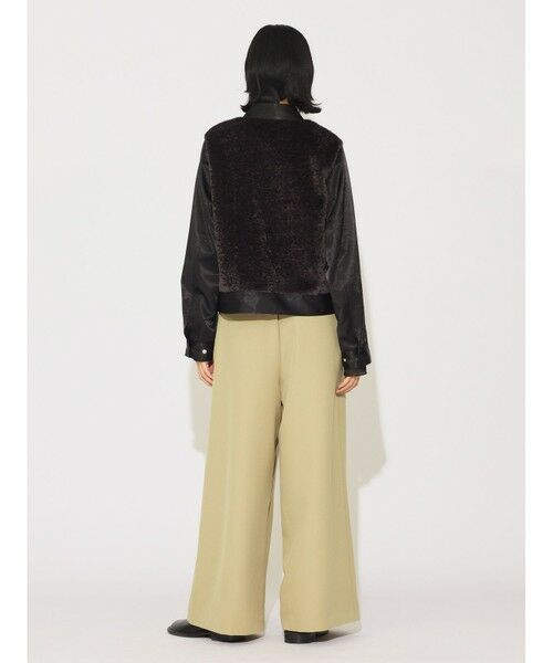 MIDIUMISOLID / ミディウミソリッド その他パンツ | MIDIUMISOLID for Ladies ハイウエストタックストレートパンツ | 詳細13