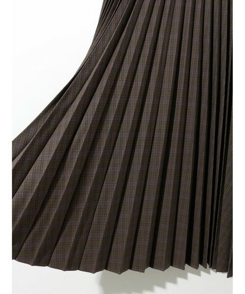 MIDIUMISOLID / ミディウミソリッド ロング・マキシ丈スカート | MIDIUMISOLID for Ladies プリーツスカート(チェック) | 詳細12