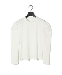 MIDIUMISOLID / ミディウミソリッド カットソー | MIDIUMISOLID for Ladies パワーショルダーリブプルオーバー