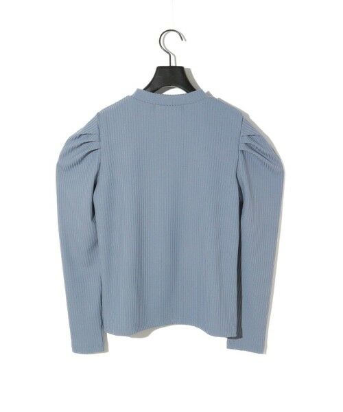 MIDIUMISOLID / ミディウミソリッド カットソー | MIDIUMISOLID for Ladies パワーショルダーリブプルオーバー | 詳細13