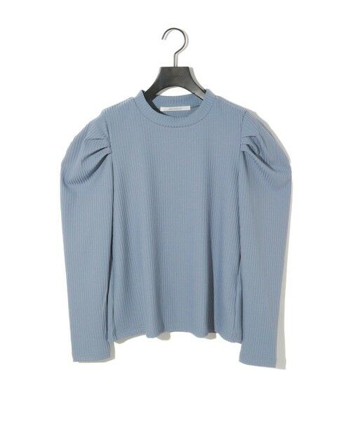 MIDIUMISOLID / ミディウミソリッド カットソー | MIDIUMISOLID for Ladies パワーショルダーリブプルオーバー | 詳細1