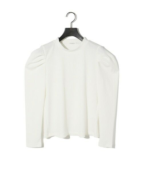 MIDIUMISOLID / ミディウミソリッド カットソー | MIDIUMISOLID for Ladies パワーショルダーリブプルオーバー | 詳細15