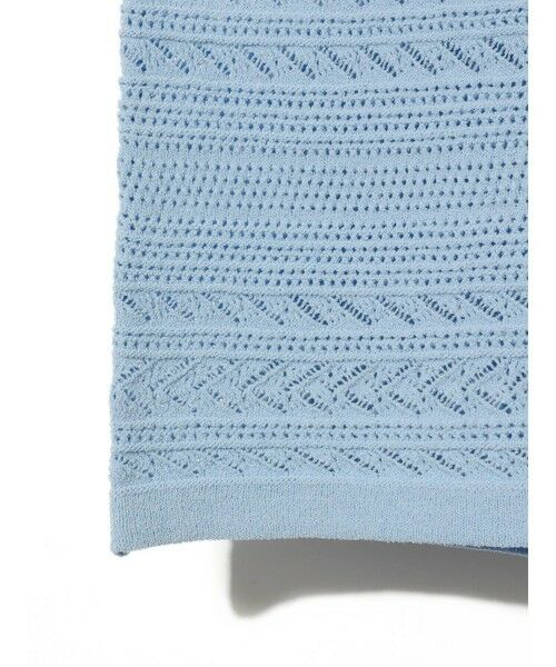 MIDIUMISOLID / ミディウミソリッド ニット・セーター | MIDIUMISOLID for Ladies レース編みタイトプルオーバー | 詳細5