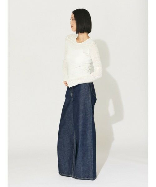 MIDIUMISOLID / ミディウミソリッド ニット・セーター | MIDIUMISOLID for Ladies レース編みタイトプルオーバー | 詳細17