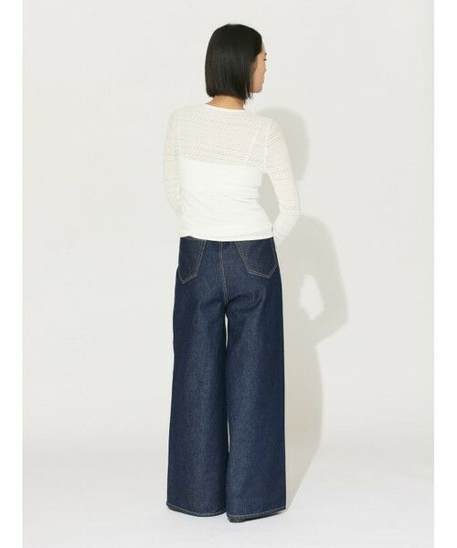 MIDIUMISOLID / ミディウミソリッド ニット・セーター | MIDIUMISOLID for Ladies レース編みタイトプルオーバー | 詳細18