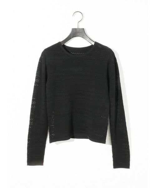 MIDIUMISOLID / ミディウミソリッド ニット・セーター | MIDIUMISOLID for Ladies レース編みタイトプルオーバー | 詳細22