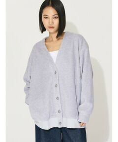 MIDIUMISOLID for Ladies フリースカーディガン