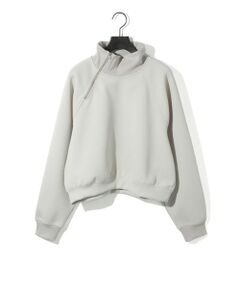 MIDIUMISOLID / ミディウミソリッド カットソー | MIDIUMISOLID for Ladies ジップアップショートプルオーバー(RELAX)