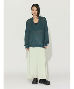 MIDIUMISOLID for Ladies サテンマーメイドスカート（SOPHISTICATE)