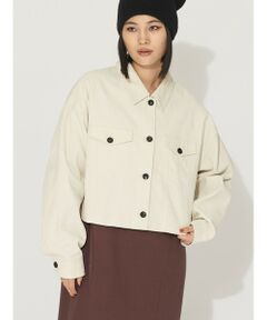 MIDIUMISOLID for Ladies コーデュロイショートジャケット(SOPHISTICATE)