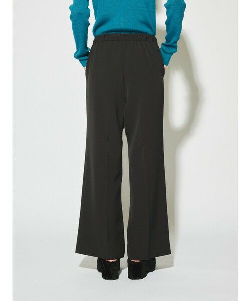 MIDIUMISOLID / ミディウミソリッド チノ・ワークパンツ | MIDIUMISOLID for Ladies センタープレスフレアパンツ | 詳細16