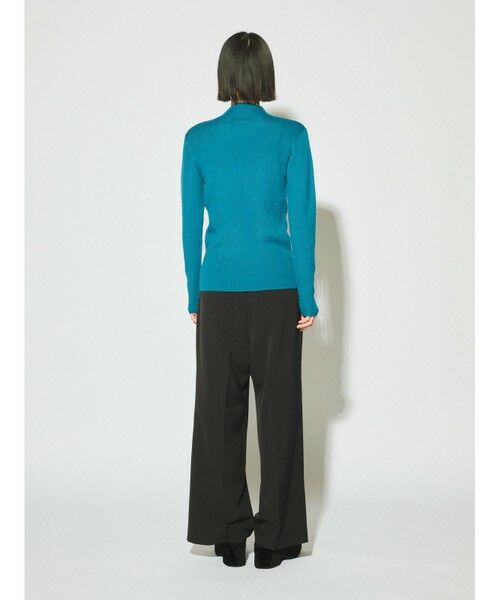 MIDIUMISOLID / ミディウミソリッド チノ・ワークパンツ | MIDIUMISOLID for Ladies センタープレスフレアパンツ | 詳細12