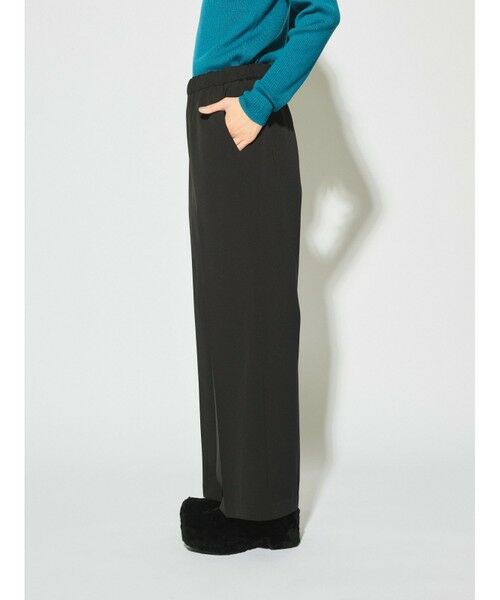 MIDIUMISOLID / ミディウミソリッド チノ・ワークパンツ | MIDIUMISOLID for Ladies センタープレスフレアパンツ | 詳細15