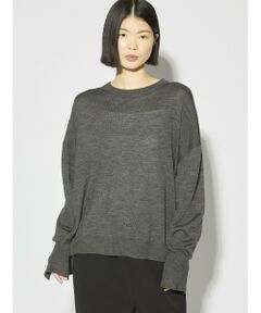 MIDIUMISOLID / ミディウミソリッド カットソー | MIDIUMISOLID for Ladies スリットスリーブベーシックプルオーバー