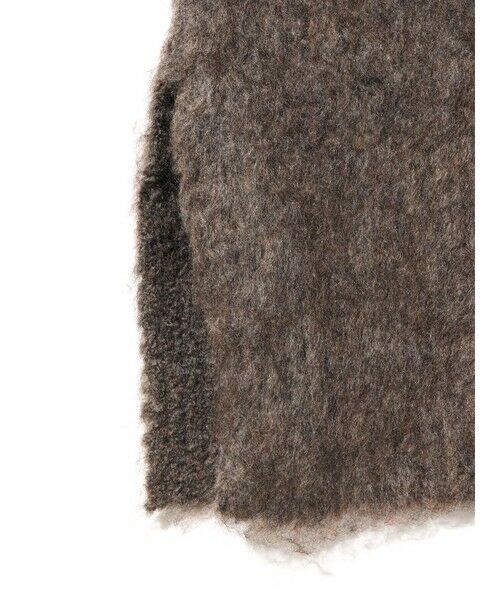 MIDIUMISOLID / ミディウミソリッド ベスト | MIDIUMISOLID for Ladies 起毛ニットVネックベスト | 詳細7