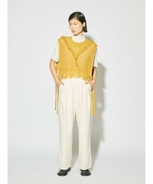 セール】 MIDIUMISOLID for Ladies シースルーハイネックハーフ