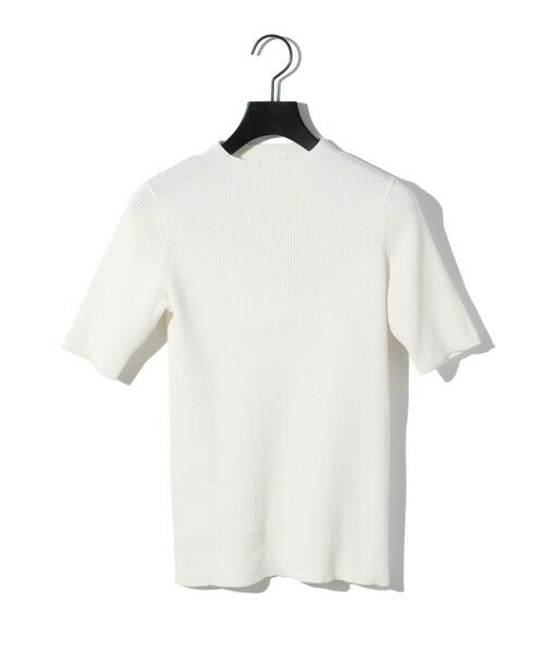 MIDIUMISOLID / ミディウミソリッド ニット・セーター | MIDIUMISOLID for Ladies ボトルネックハーフスリーブリブトップ | 詳細2