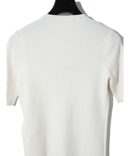 MIDIUMISOLID / ミディウミソリッド ニット・セーター | MIDIUMISOLID for Ladies ボトルネックハーフスリーブリブトップ | 詳細7