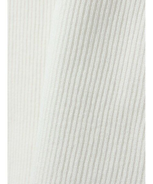 MIDIUMISOLID / ミディウミソリッド ニット・セーター | MIDIUMISOLID for Ladies ボトルネックハーフスリーブリブトップ | 詳細3