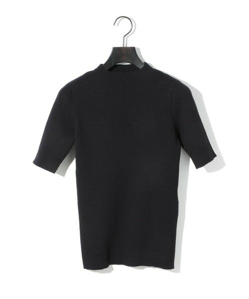 MIDIUMISOLID / ミディウミソリッド ニット・セーター | MIDIUMISOLID for Ladies ボトルネックハーフスリーブリブトップ | 詳細8