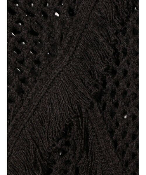 MIDIUMISOLID / ミディウミソリッド ニット・セーター | MIDIUMISOLID for Ladies フリンジメッシュプルオーバー | 詳細13