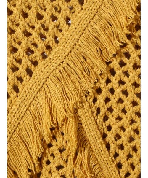 MIDIUMISOLID / ミディウミソリッド ニット・セーター | MIDIUMISOLID for Ladies フリンジメッシュプルオーバー | 詳細20