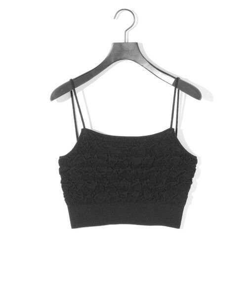 MIDIUMISOLID/ミディウミソリッド MIDIUMISOLID for Ladies ジャカードビスチェ ブラック(color99) FREE MIDIUMISOLID/ミディウミソリッド MIDIUMISOLID for Ladies ジャカードビスチェ ブラック(color99) FREE