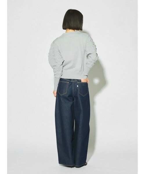 MIDIUMISOLID / ミディウミソリッド ニット・セーター | MIDIUMISOLID for Ladies パフスリーブジャカードプルオーバー | 詳細9