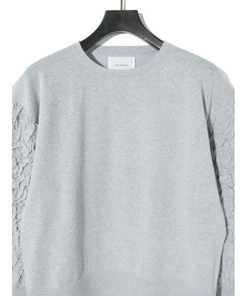 MIDIUMISOLID / ミディウミソリッド ニット・セーター | MIDIUMISOLID for Ladies パフスリーブジャカードプルオーバー | 詳細10