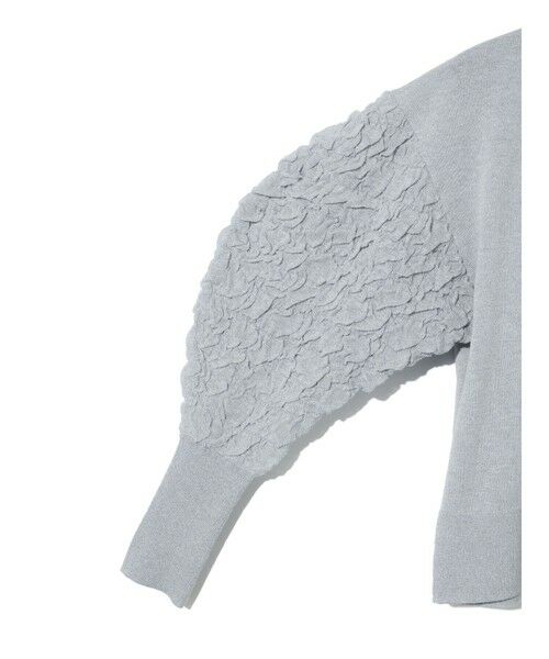 MIDIUMISOLID / ミディウミソリッド ニット・セーター | MIDIUMISOLID for Ladies パフスリーブジャカードプルオーバー | 詳細11