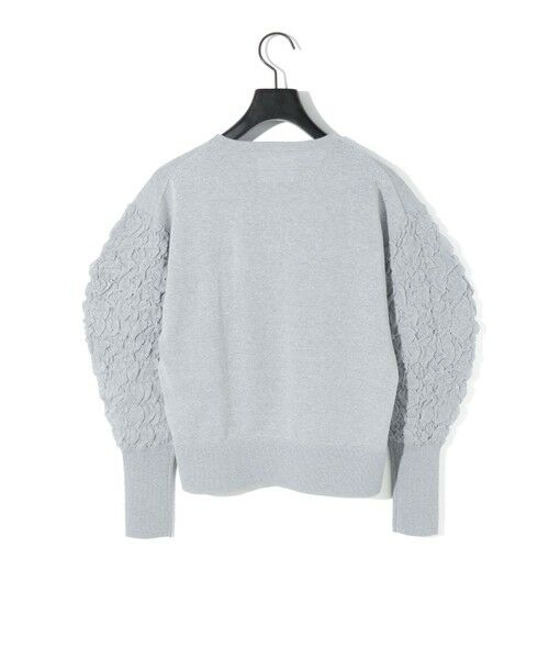 MIDIUMISOLID / ミディウミソリッド ニット・セーター | MIDIUMISOLID for Ladies パフスリーブジャカードプルオーバー | 詳細14