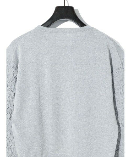 MIDIUMISOLID / ミディウミソリッド ニット・セーター | MIDIUMISOLID for Ladies パフスリーブジャカードプルオーバー | 詳細15