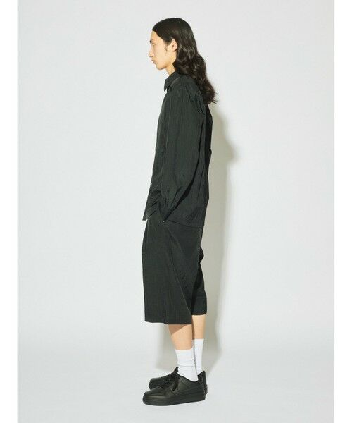 MIDIUMISOLID / ミディウミソリッド シャツ・ブラウス | MIDIUMISOLID Men’s フライフロントナイロンシャツ | 詳細10