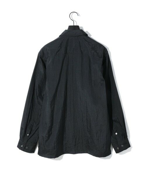 MIDIUMISOLID / ミディウミソリッド シャツ・ブラウス | MIDIUMISOLID Men’s フライフロントナイロンシャツ | 詳細17